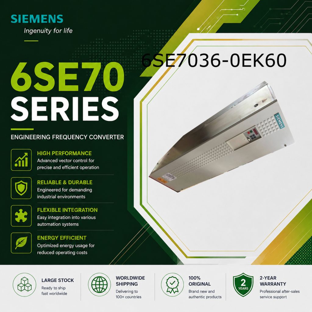 Siemens 6SE7036-0EK60 SIMOVERT Masterdrives Ind...