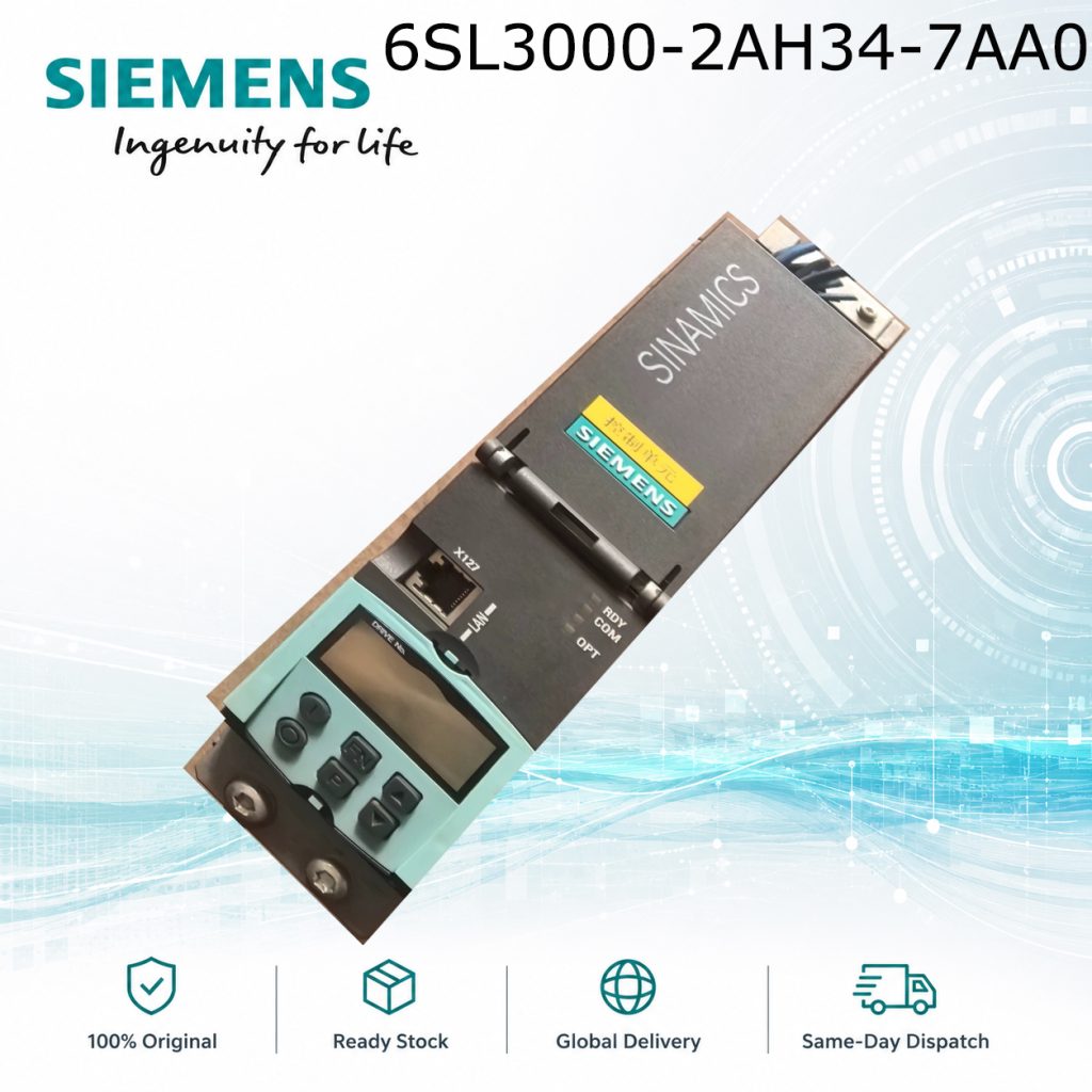 Siemens 6SL3000-2AH34-7AA0 | SINAMICS Motor Rea...