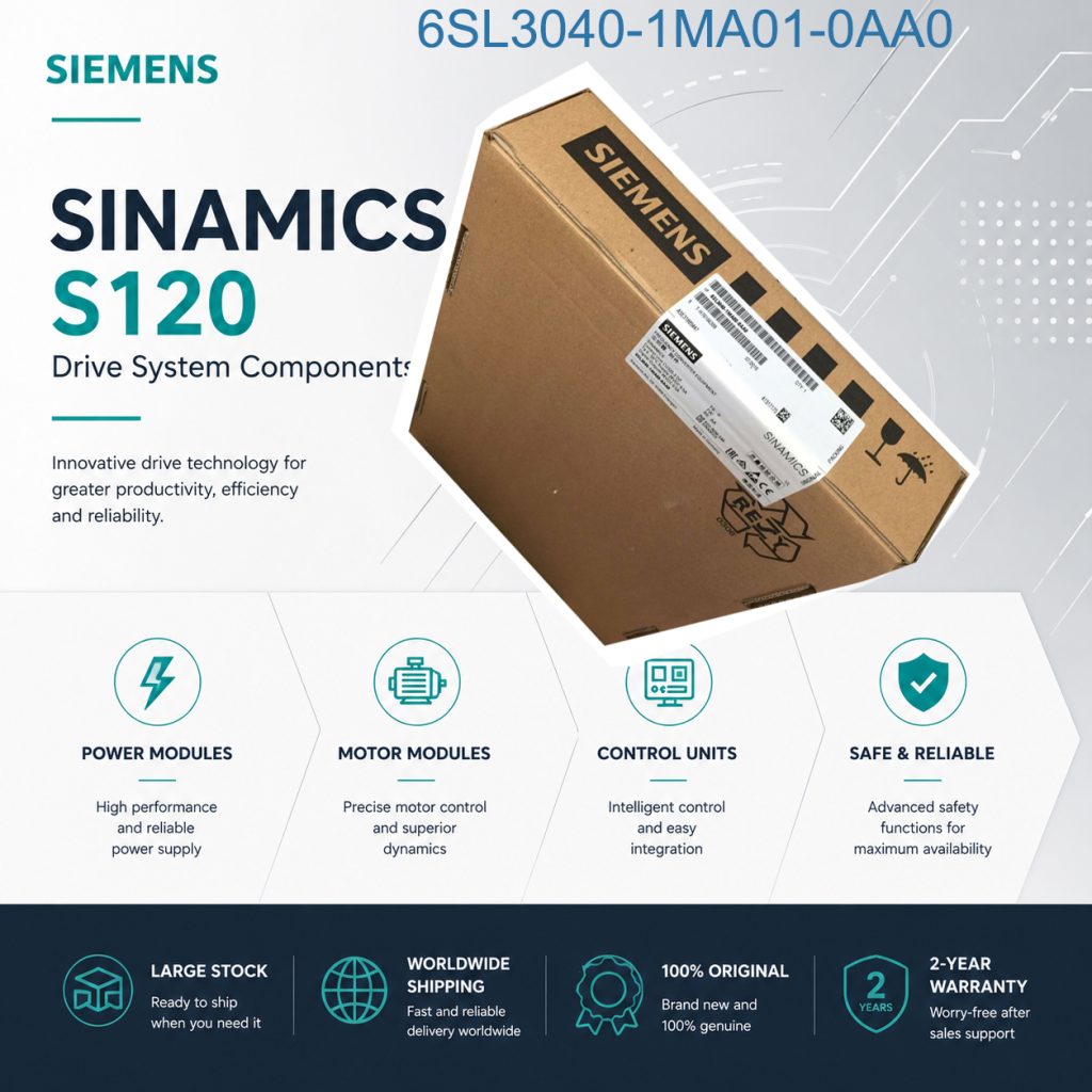 Siemens 6SL3040-1MA01-0AA0 SINAMICS Drive Contr...