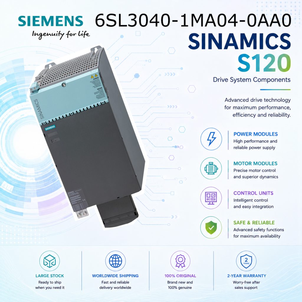 Siemens 6SL3040-1MA04-0AA0 SINAMICS Industrial ...