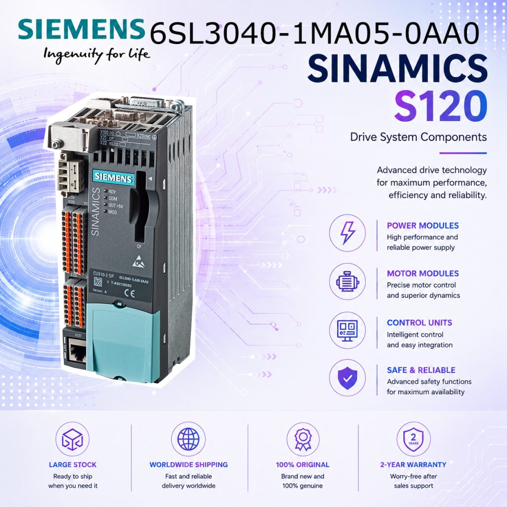 Siemens 6SL3040-1MA05-0AA0 SINAMICS Automation ...