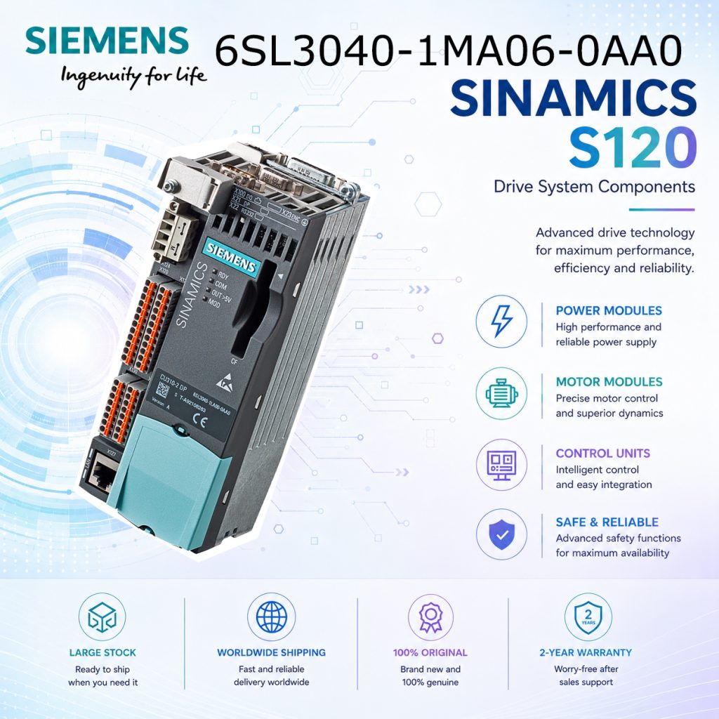 Siemens 6SL3040-1MA06-0AA0 SINAMICS Industrial ...