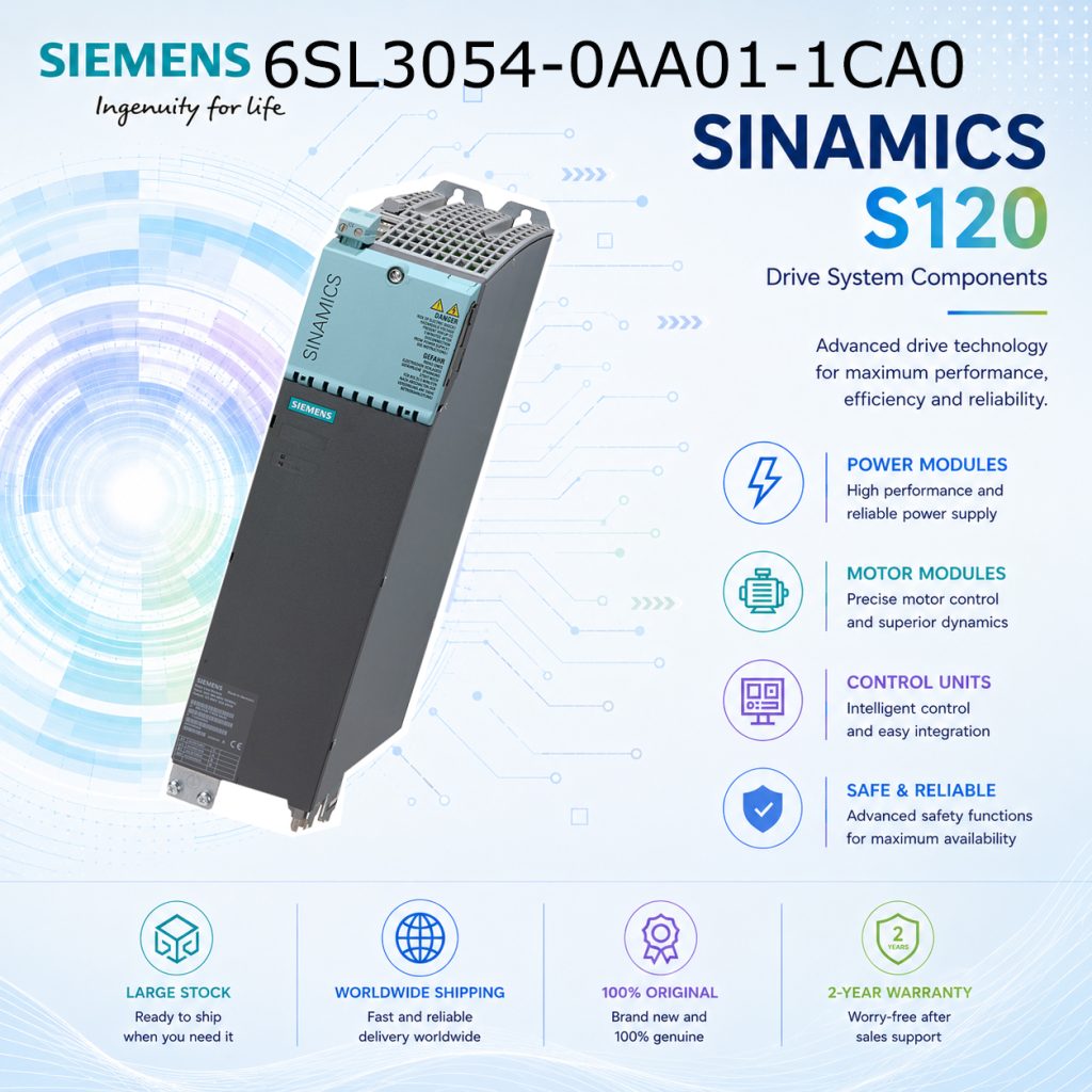 Siemens 6SL3054-0AA01-1CA0 SINAMICS Drive Contr...