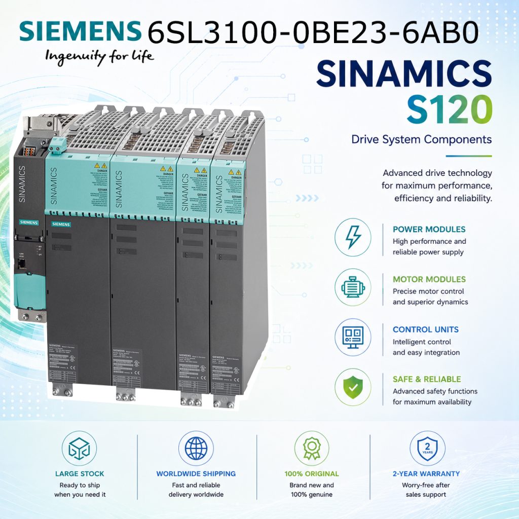 Siemens 6SL3100-0BE23-6AB0 SINAMICS Industrial ...