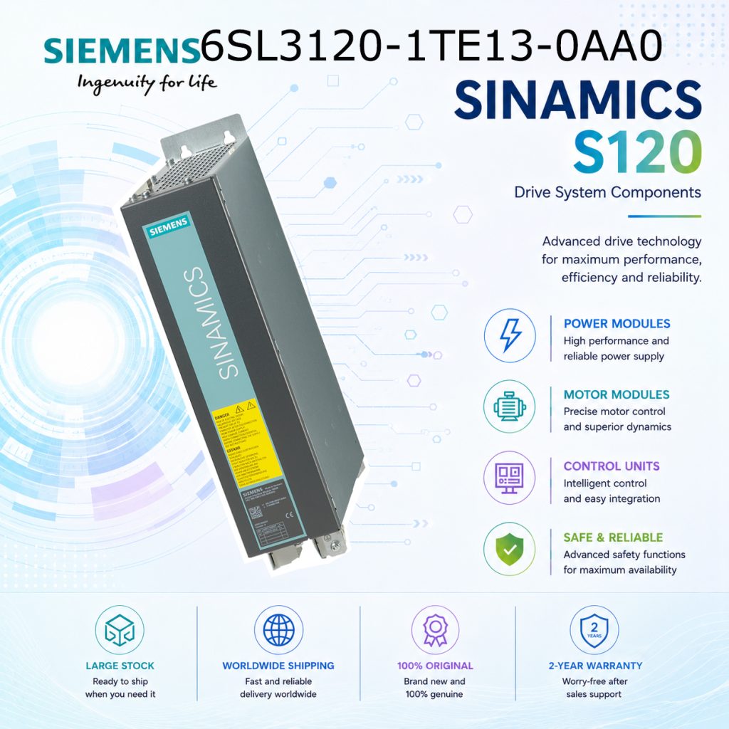 Siemens 6SL3120-1TE13-0AA0 SINAMICS Automation ...