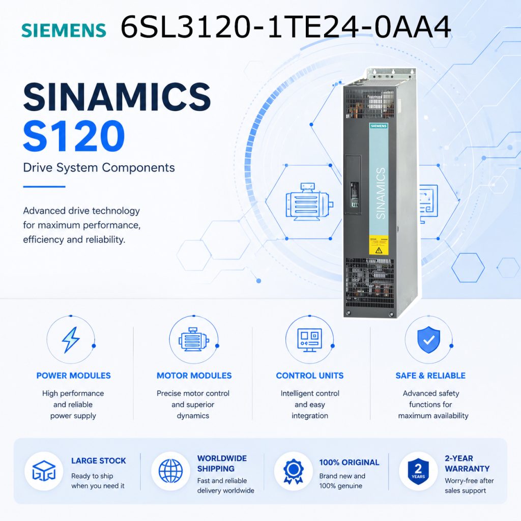 Siemens 6SL3120-1TE24-0AA4 SINAMICS Automation ...