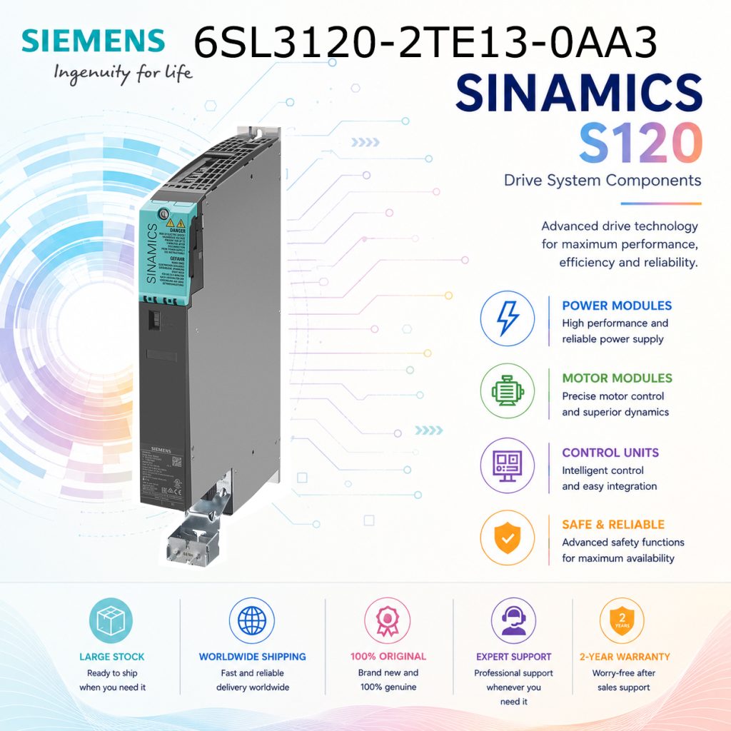 Siemens 6SL3120-2TE13-0AA3 SINAMICS Industrial ...