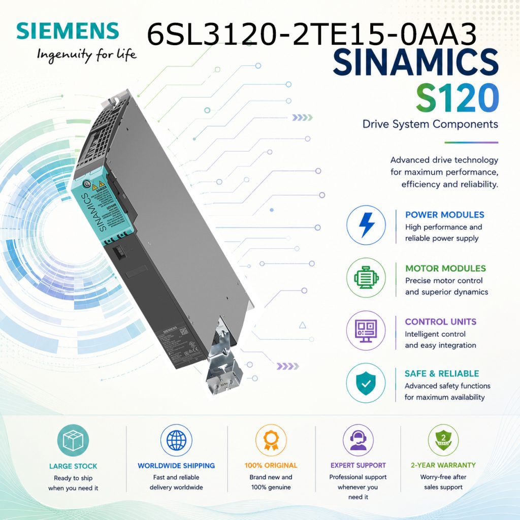 Siemens 6SL3120-2TE15-0AA3 SINAMICS Industrial ...