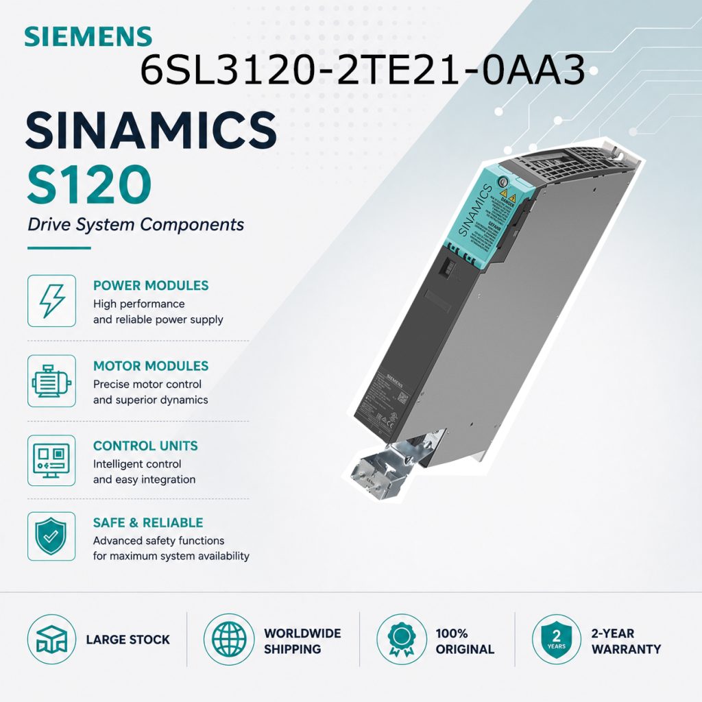 Siemens 6SL3120-2TE21-0AA3 SINAMICS Industrial ...