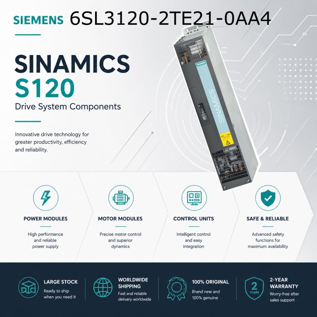 Siemens 6SL3120-2TE21-0AA4 SINAMICS Industrial ...