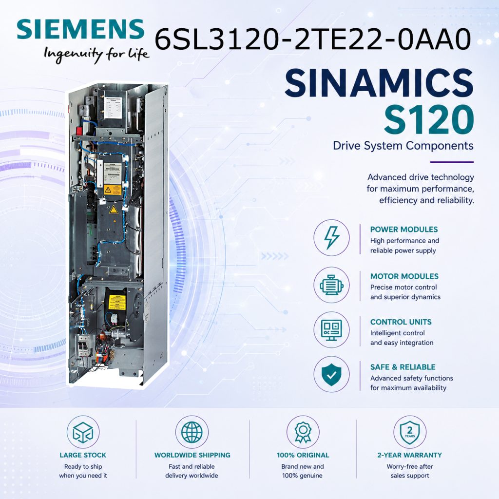 Siemens 6SL3120-2TE22-0AA0 SINAMICS Industrial ...