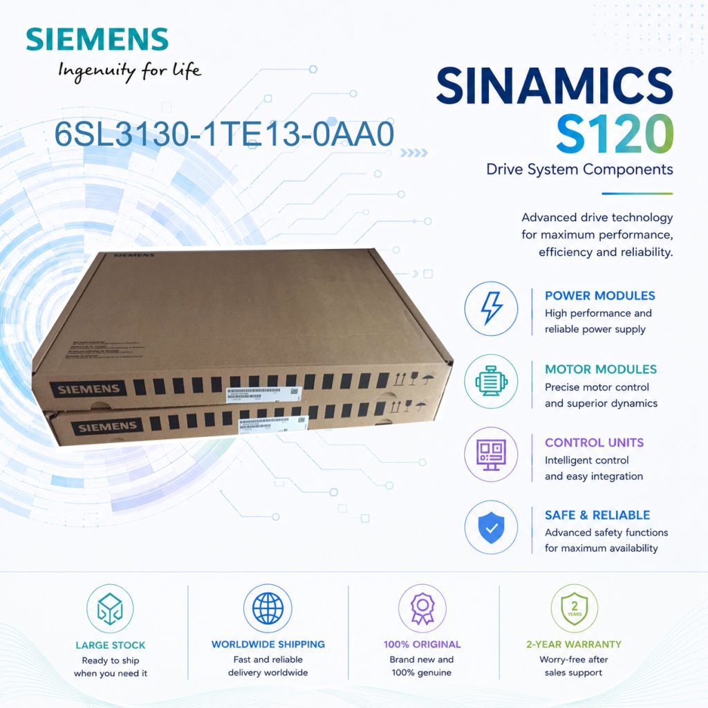 Siemens 6SL3130-1TE13-0AA0 SINAMICS Industrial ...