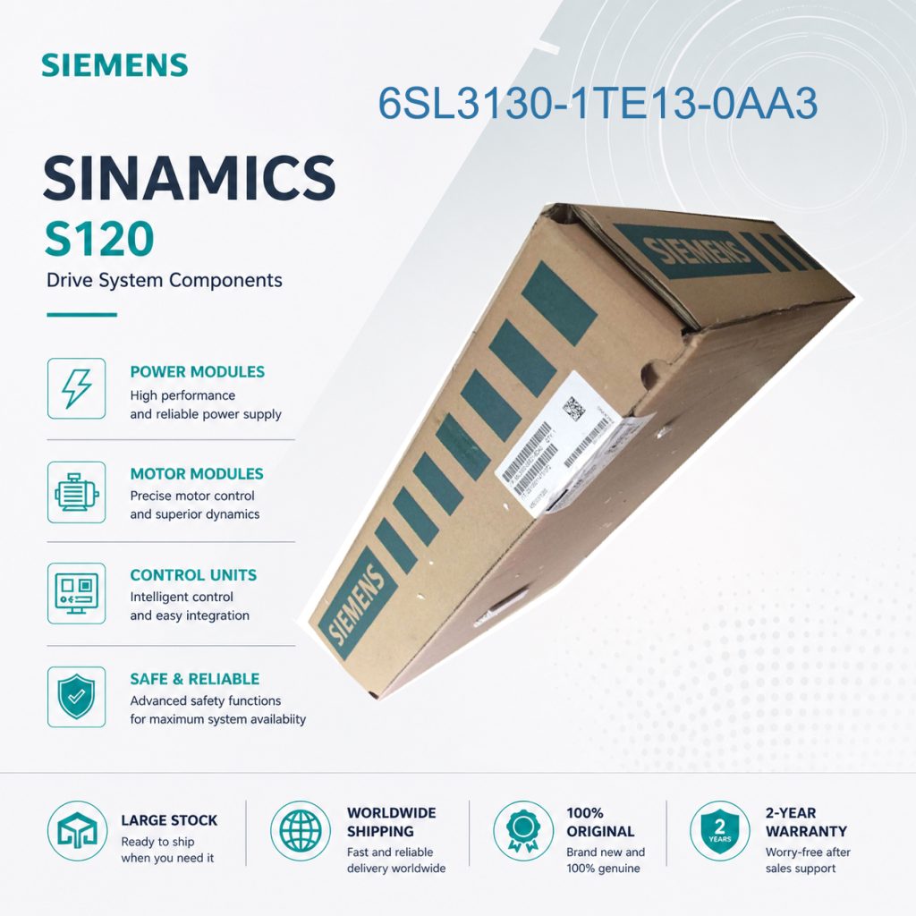 Siemens 6SL3130-1TE13-0AA3 SINAMICS Drive Contr...