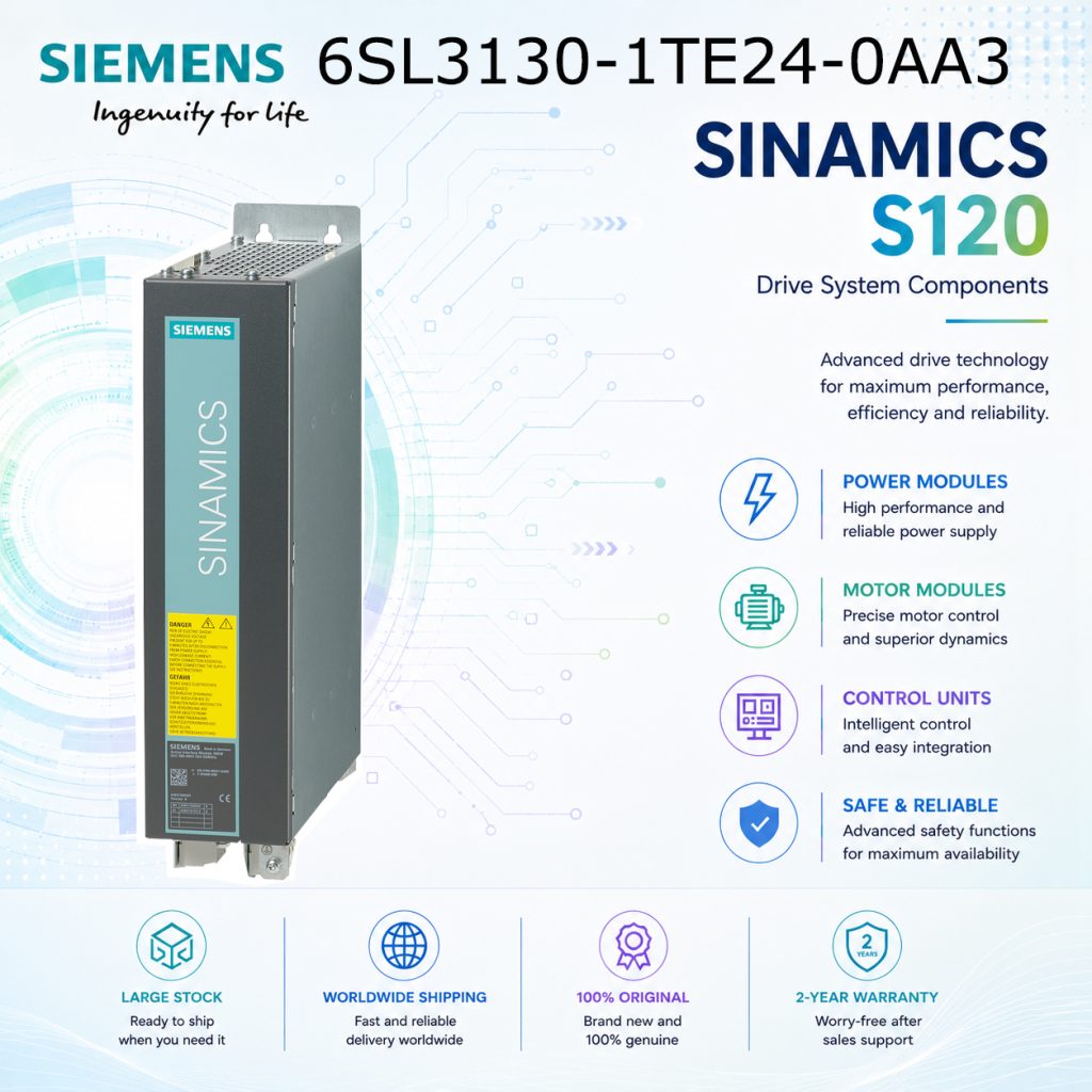 Siemens 6SL3130-1TE24-0AA3 SINAMICS Industrial ...
