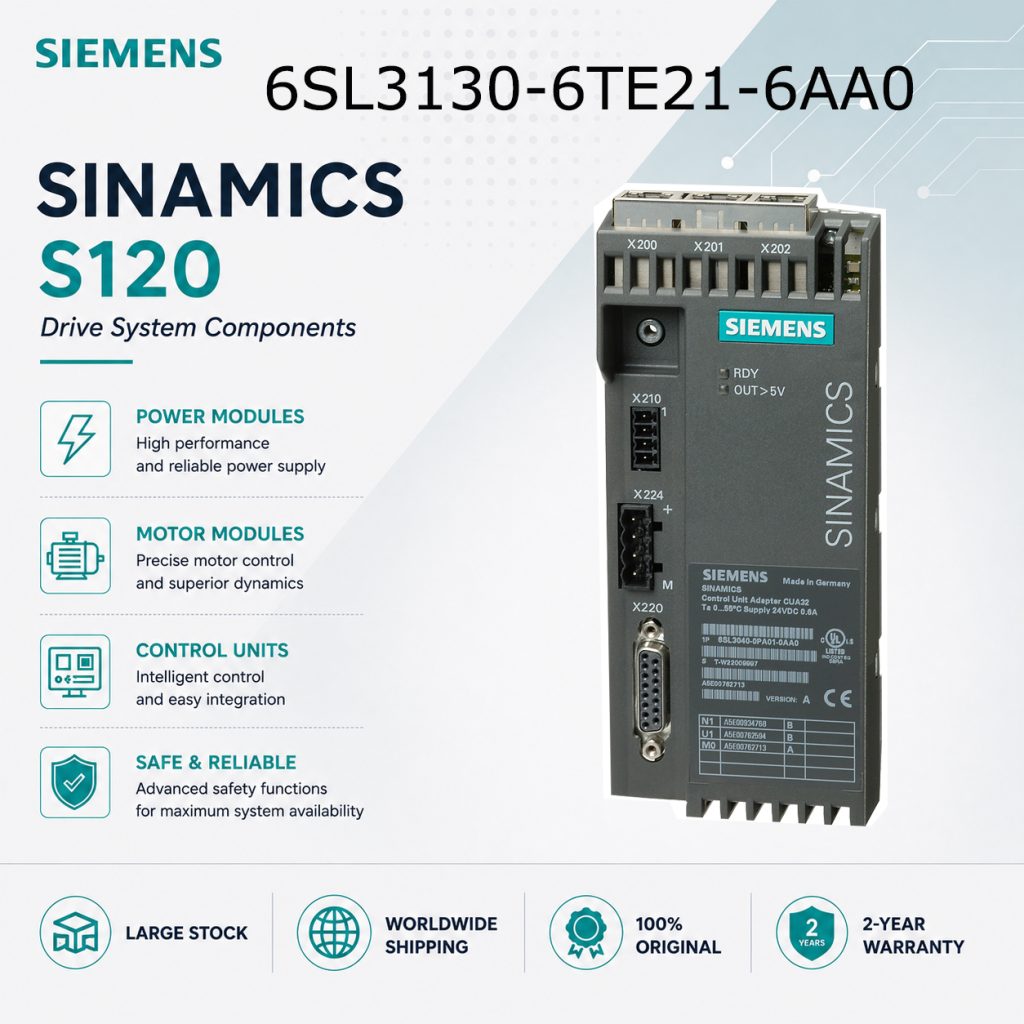 Siemens 6SL3130-6TE21-6AA0 SINAMICS Industrial ...