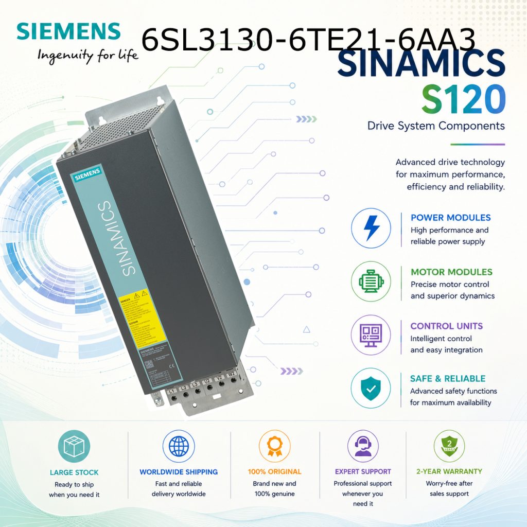 Siemens 6SL3130-6TE21-6AA3 SINAMICS Industrial ...