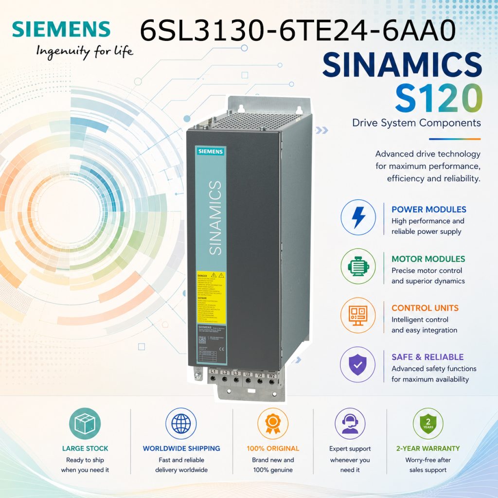 Siemens 6SL3130-6TE24-6AA0 SINAMICS Automation ...