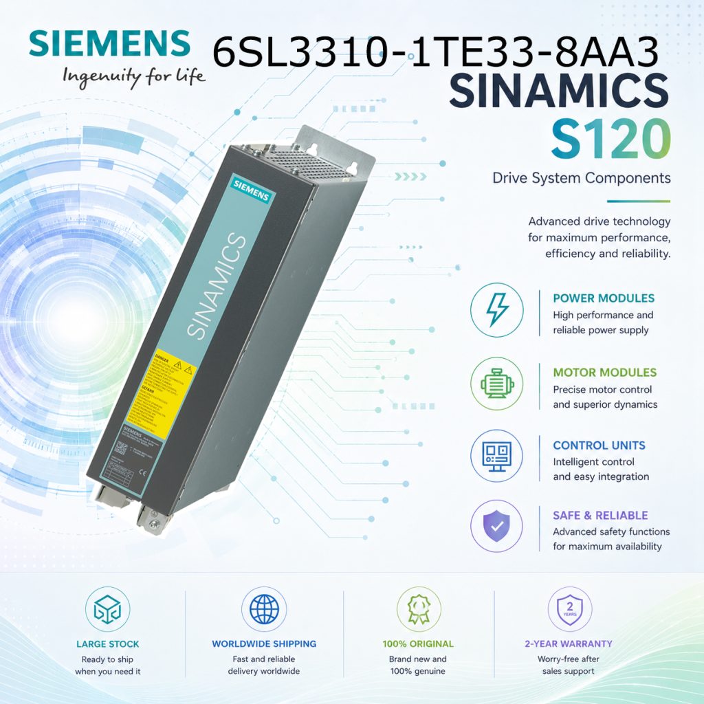 Siemens 6SL3310-1TE33-8AA3 SINAMICS Industrial ...