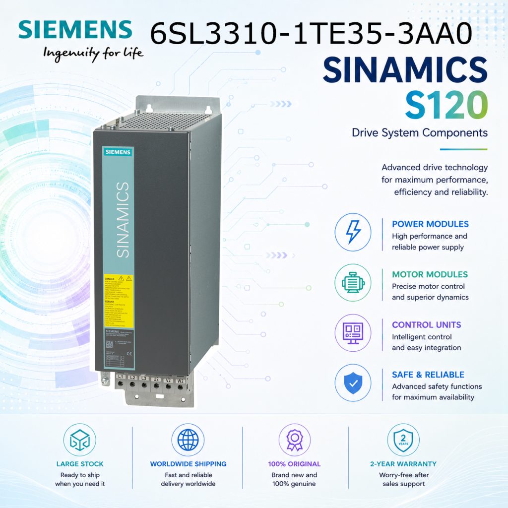Siemens 6SL3310-1TE35-3AA0 SINAMICS Industrial ...