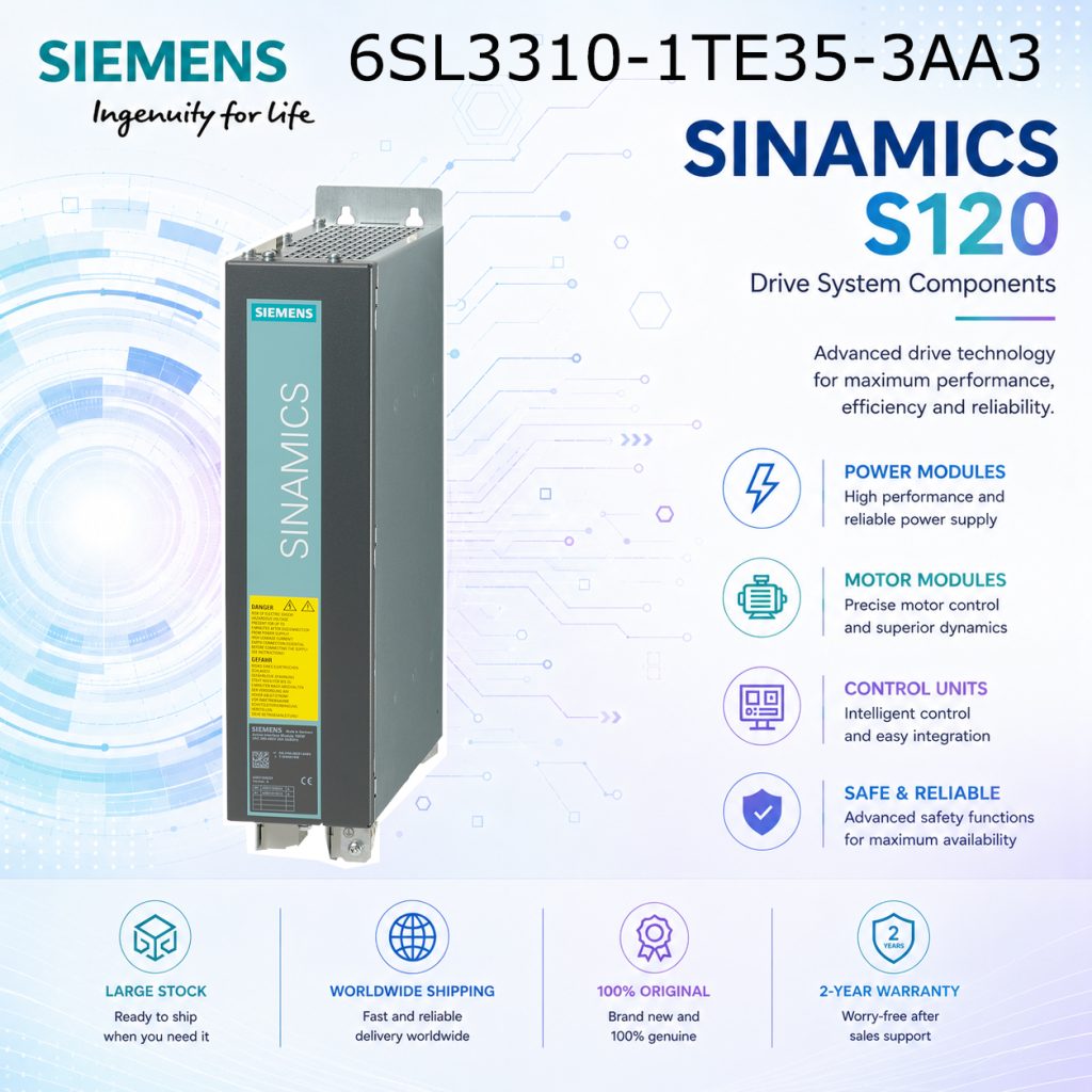 Siemens 6SL3310-1TE35-3AA3 SINAMICS Industrial ...