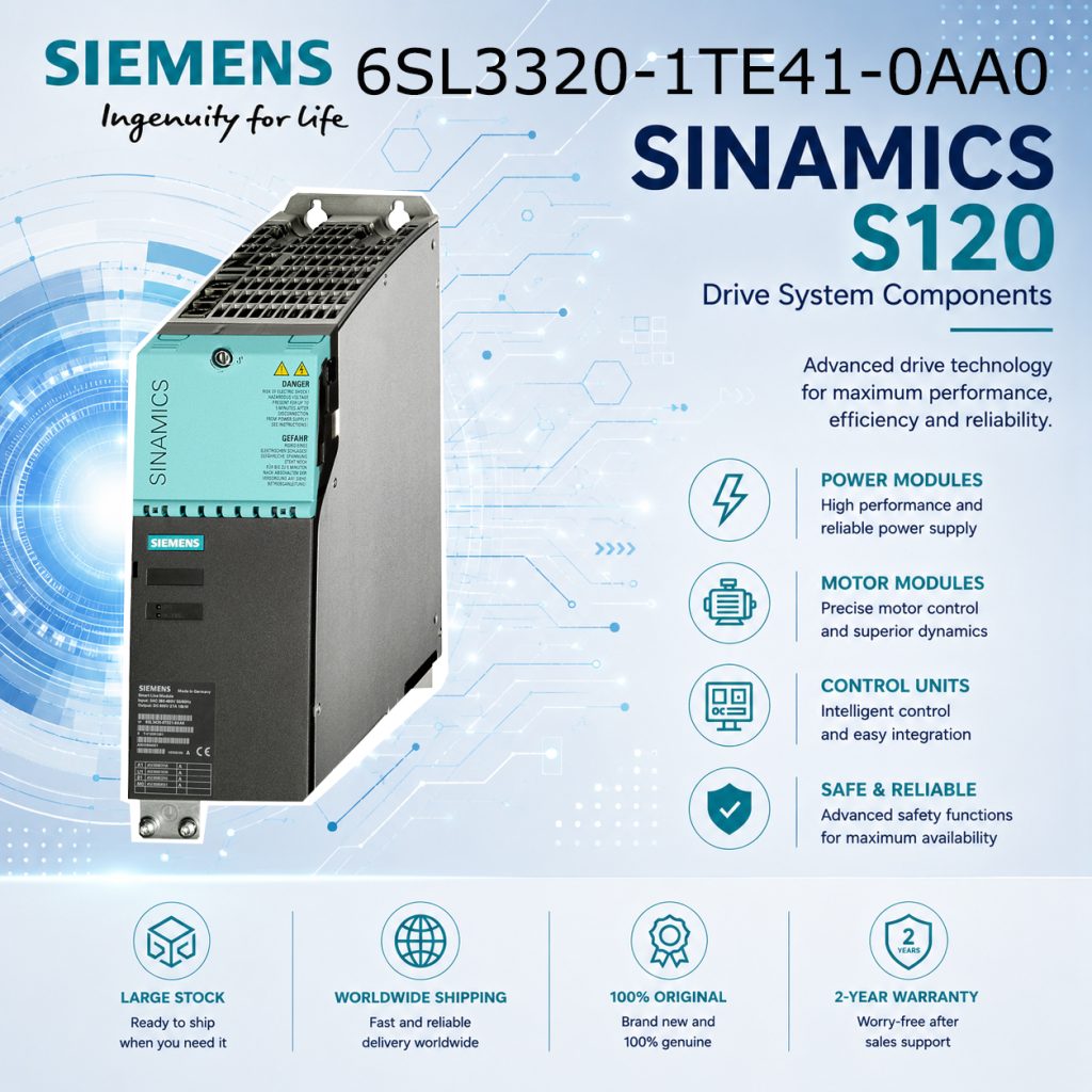 Siemens 6SL3320-1TE41-0AA0 SINAMICS Automation ...