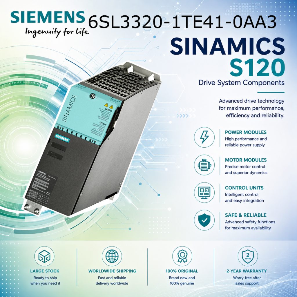Siemens 6SL3320-1TE41-0AA3 SINAMICS Industrial ...