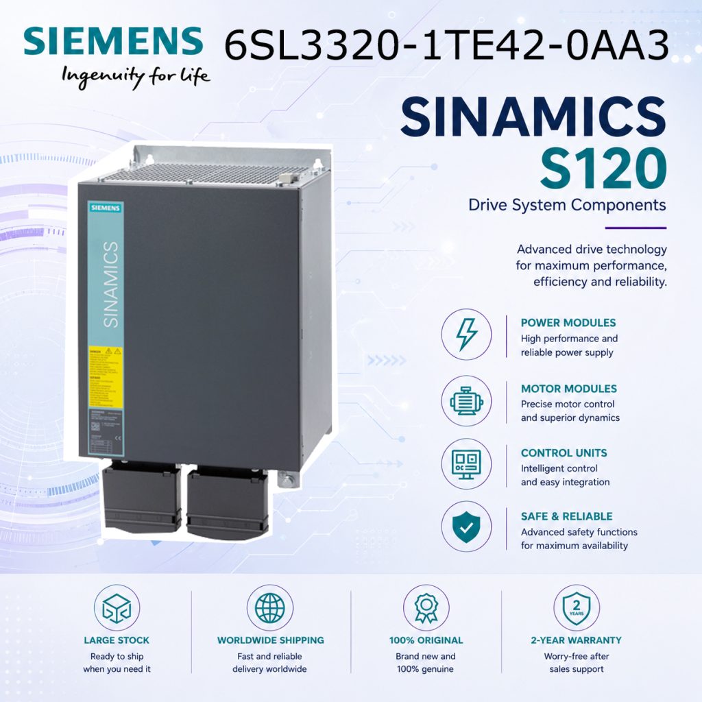 Siemens 6SL3320-1TE42-0AA3 SINAMICS Industrial ...
