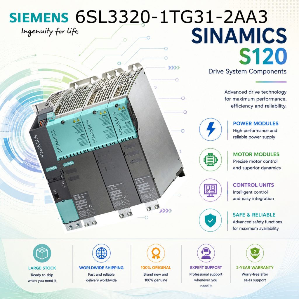 Siemens 6SL3320-1TG31-2AA3 SINAMICS Industrial ...