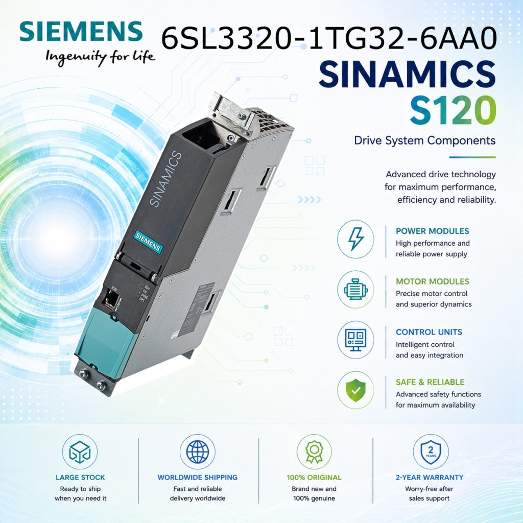 Siemens 6SL3320-1TG32-6AA0 SINAMICS Industrial ...