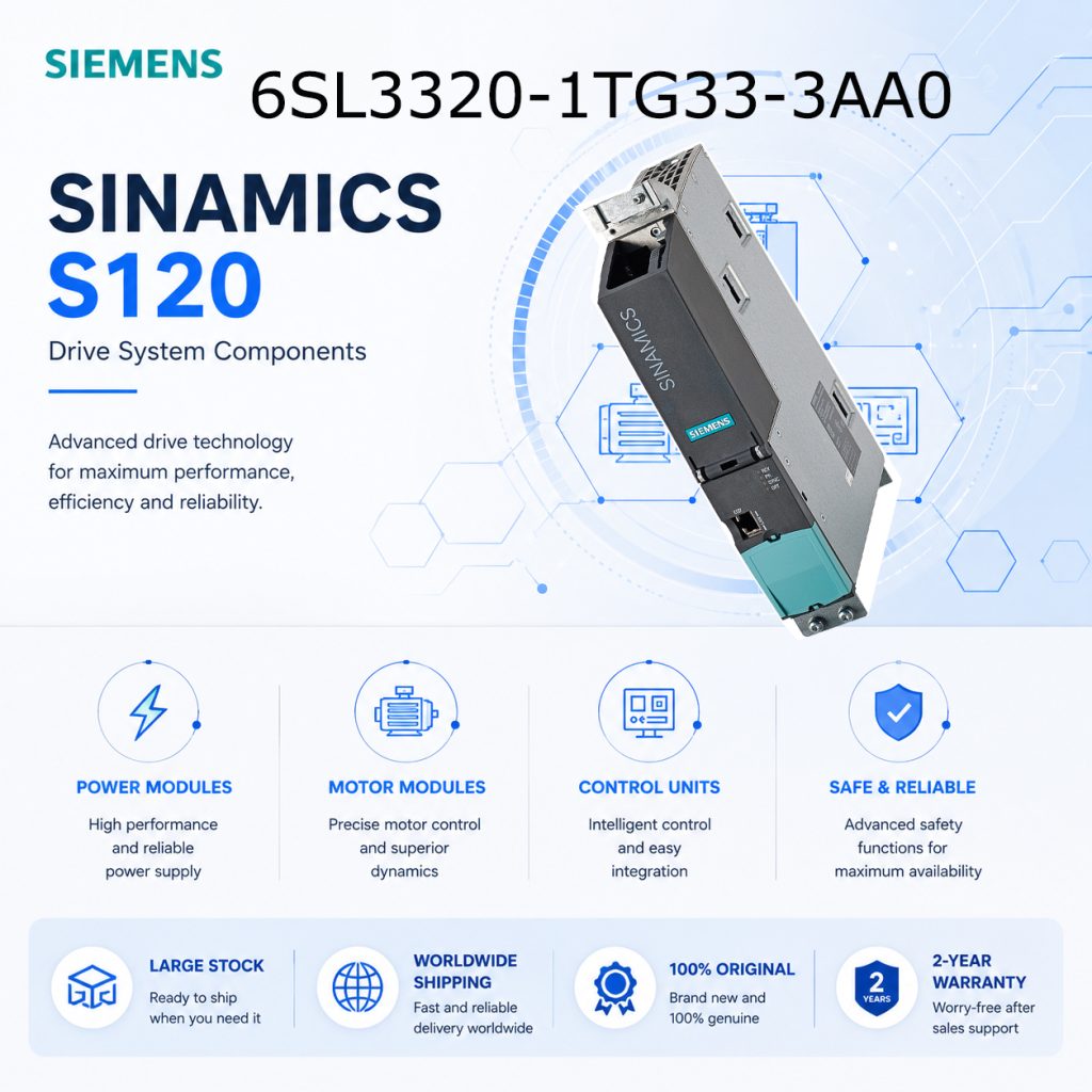 Siemens 6SL3320-1TG33-3AA0 SINAMICS Drive Autom...
