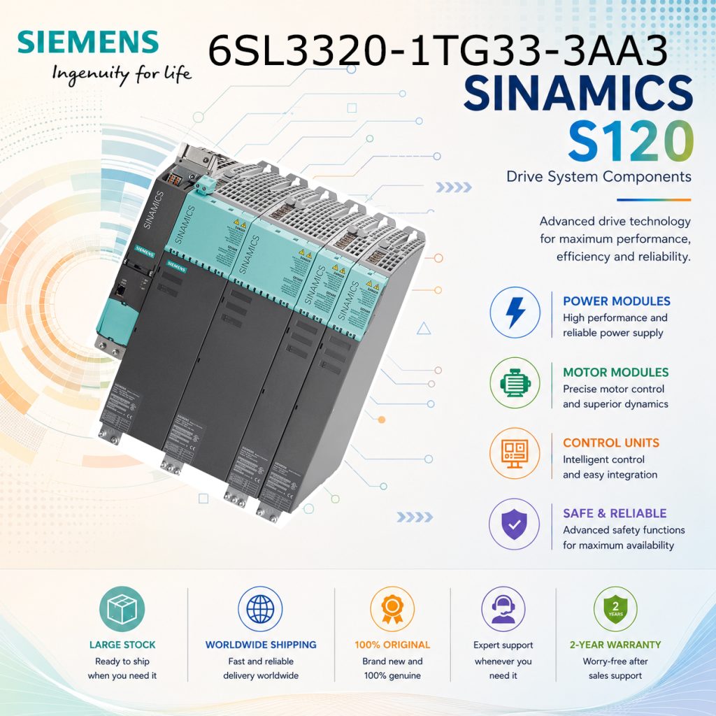 Siemens 6SL3320-1TG33-3AA3 SINAMICS Automation ...