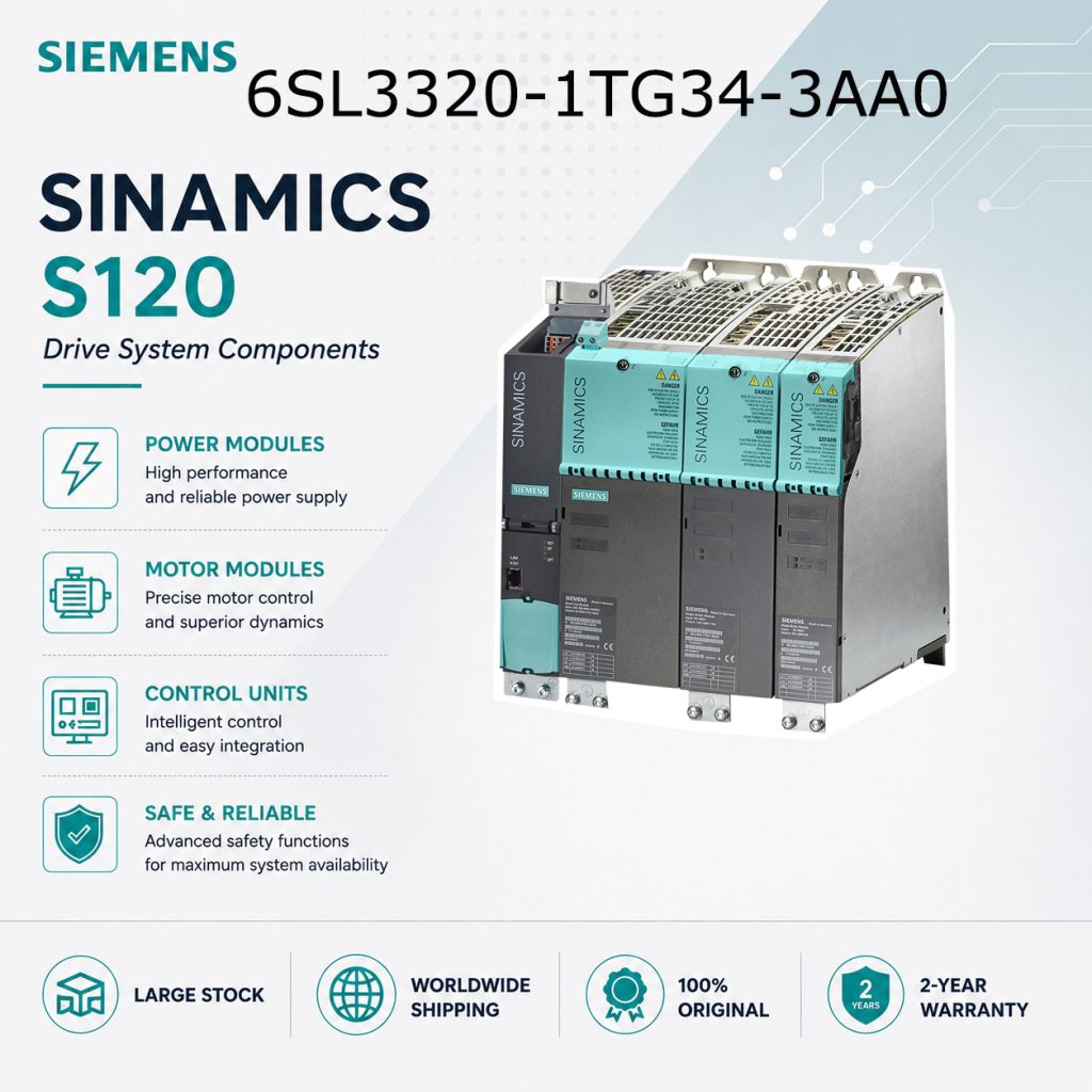Siemens 6SL3320-1TG34-3AA0 SINAMICS Industrial ...