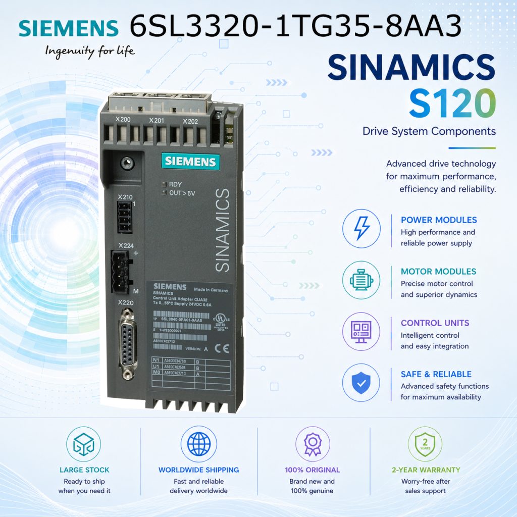 Siemens 6SL3320-1TG35-8AA3 SINAMICS Industrial ...
