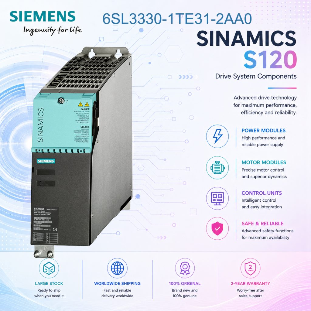 Siemens 6SL3330-1TE31-2AA0 SINAMICS Industrial ...