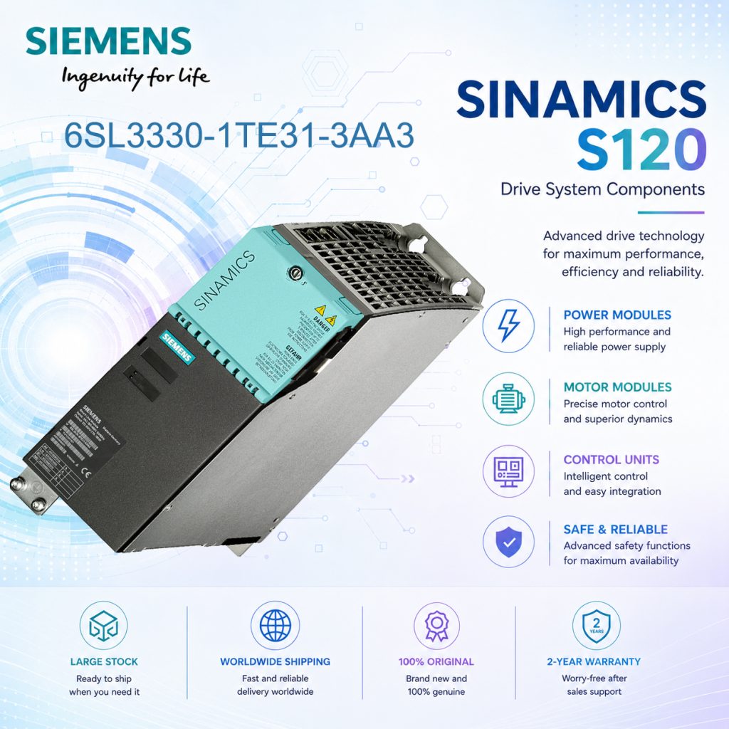 Siemens 6SL3330-1TE31-3AA3 SINAMICS Industrial ...