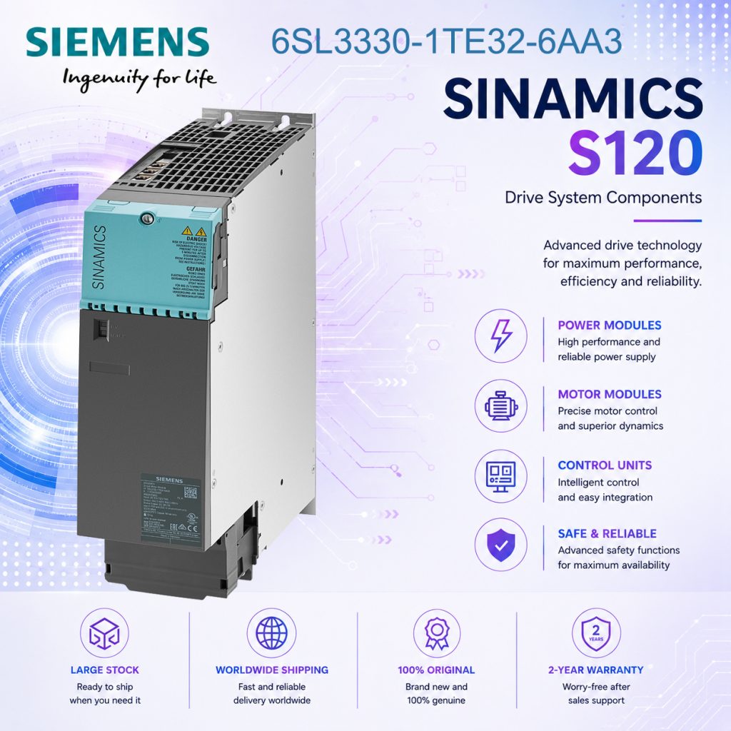 Siemens 6SL3330-1TE32-6AA3 SINAMICS Automation ...