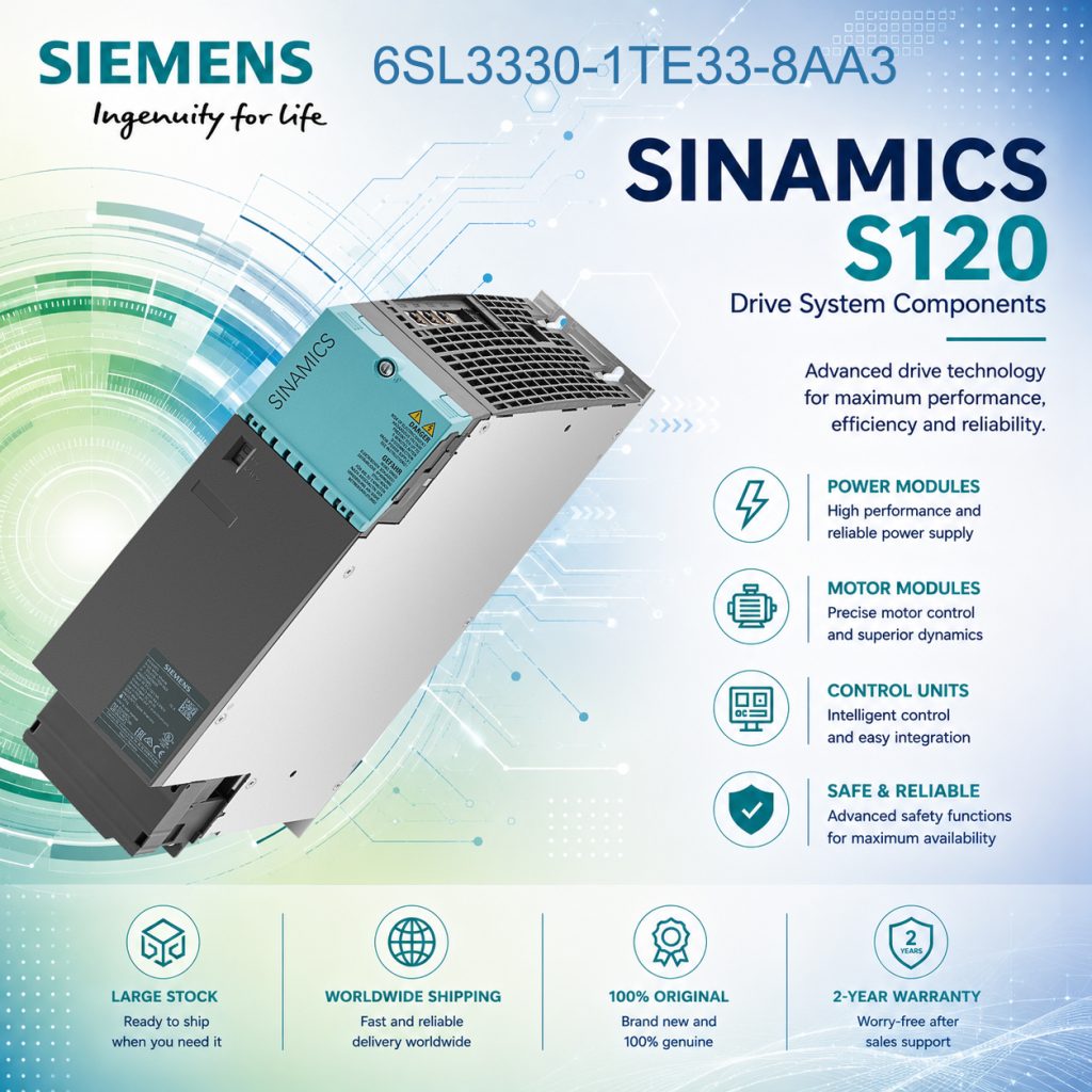 Siemens 6SL3330-1TE33-8AA3 SINAMICS Industrial ...