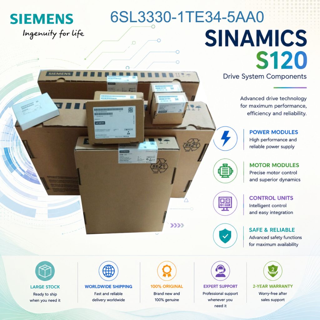 Siemens 6SL3330-1TE34-5AA0 SINAMICS Industrial ...