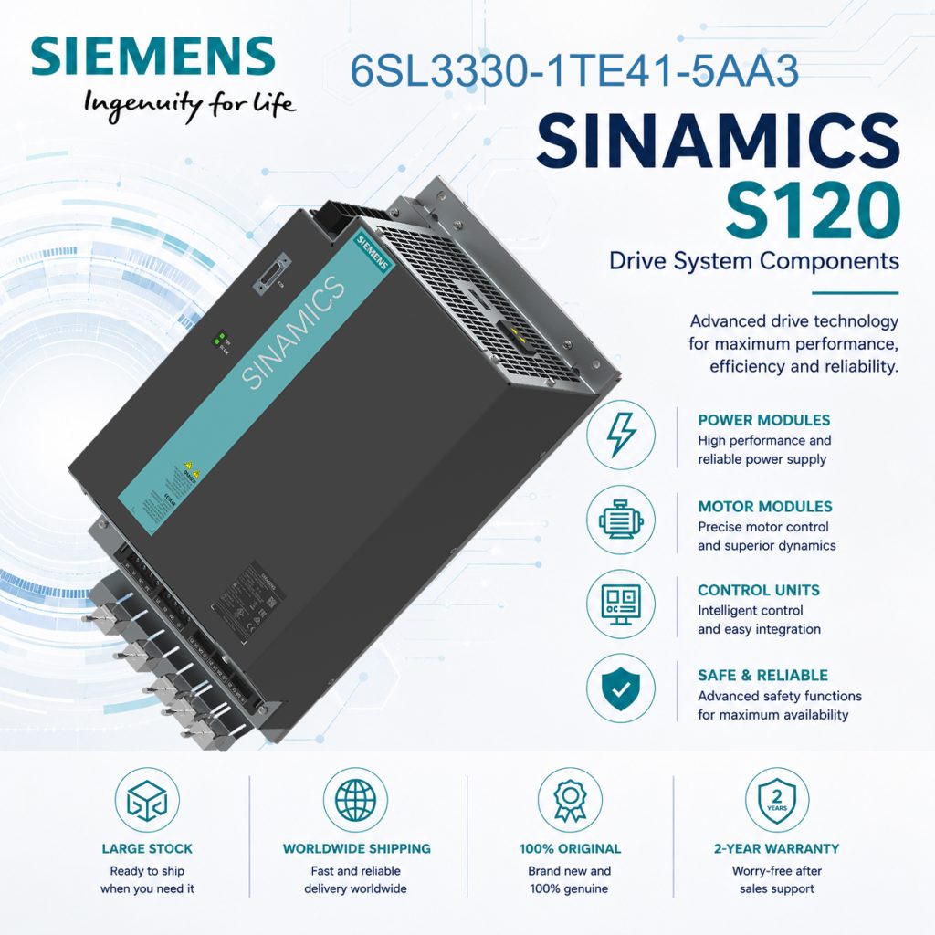 Siemens 6SL3330-1TE41-5AA3 SINAMICS Drive Autom...