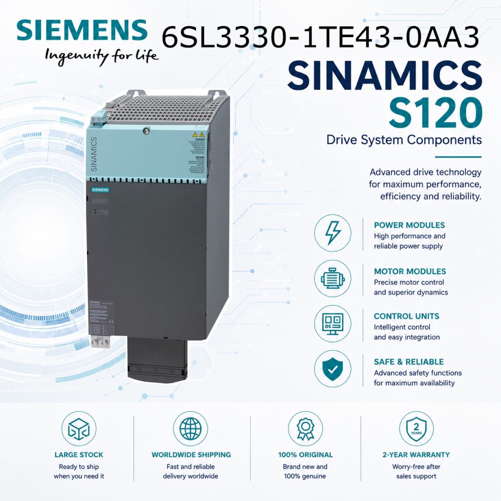 Siemens 6SL3330-1TE43-0AA3 SINAMICS Industrial ...
