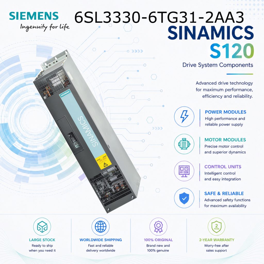 Siemens 6SL3330-6TG31-2AA3 SINAMICS Drive Contr...