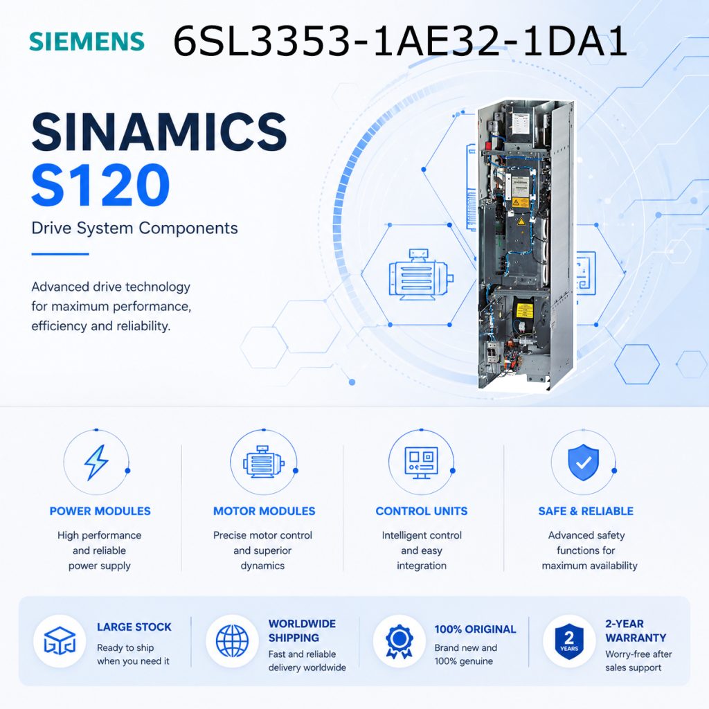 Siemens 6SL3353-1AE32-1DA1 SINAMICS Industrial ...