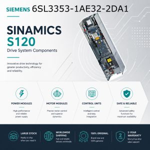 Siemens 6SL3353-1AE32-2DA1 SINAMICS Drive Autom...