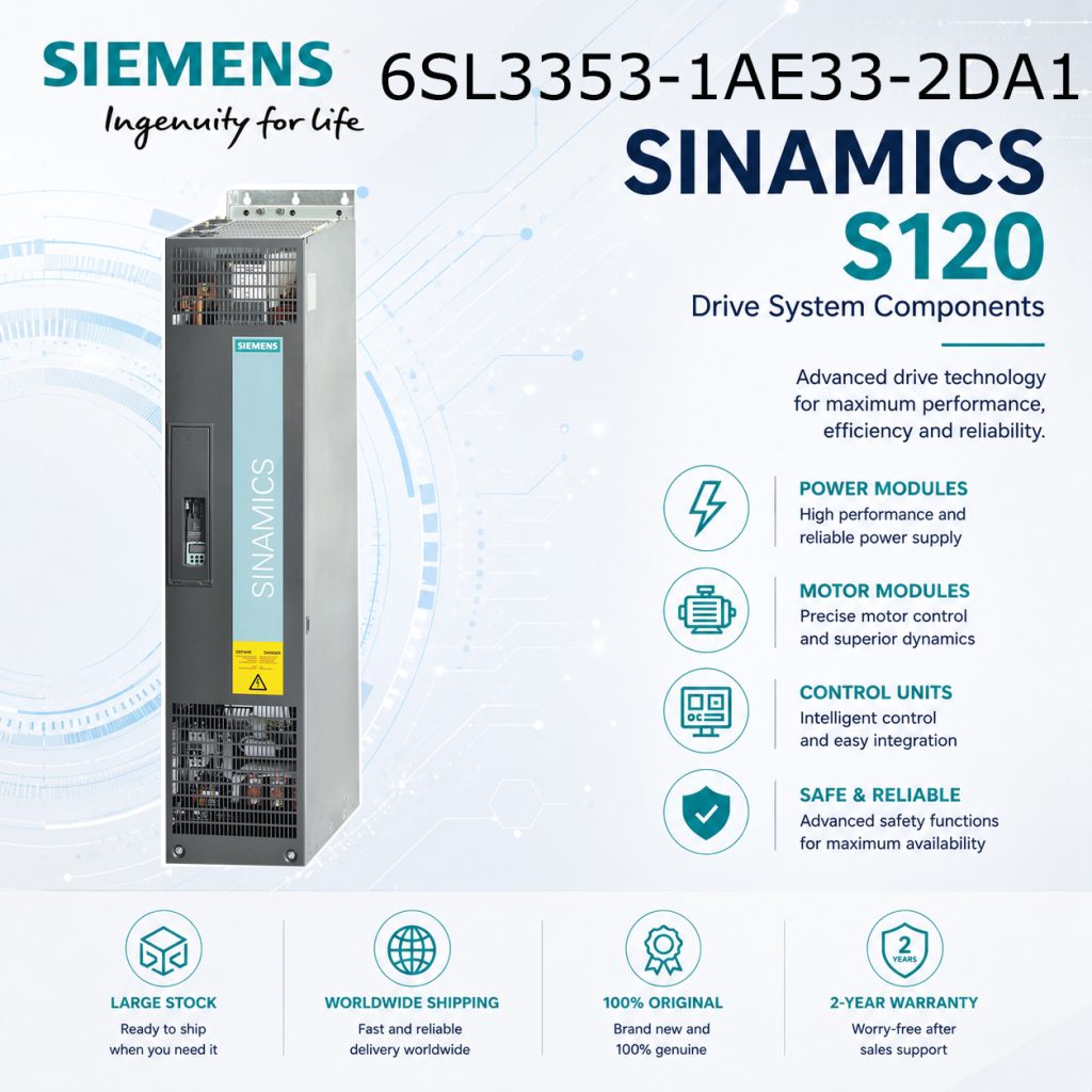Siemens 6SL3353-1AE33-2DA1 SINAMICS Industrial ...