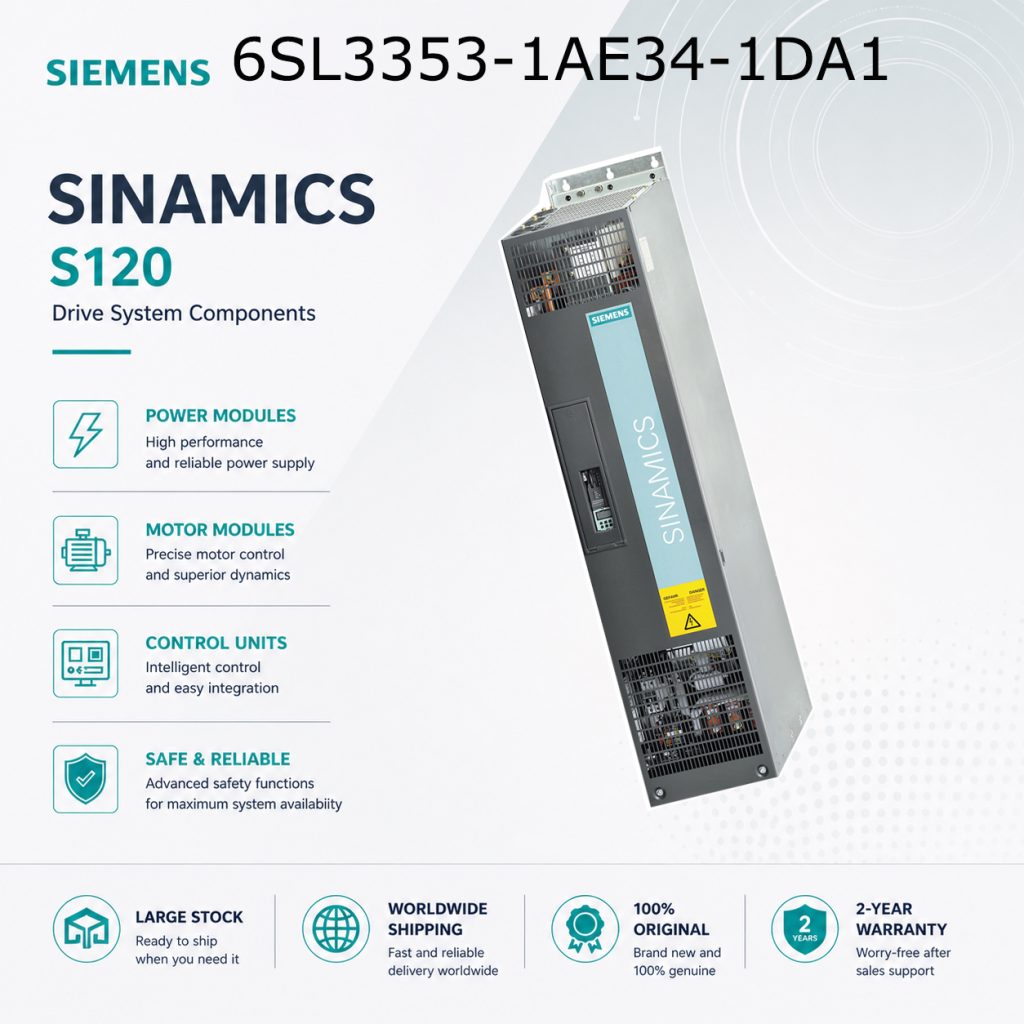 Siemens 6SL3353-1AE34-1DA1 SINAMICS Industrial ...