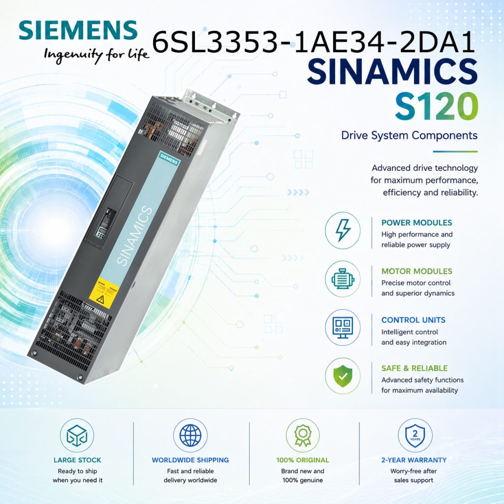 Siemens 6SL3353-1AE34-2DA1 SINAMICS Automation ...