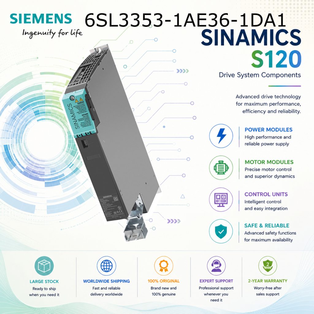 Siemens 6SL3353-1AE36-1DA1 SINAMICS Industrial ...