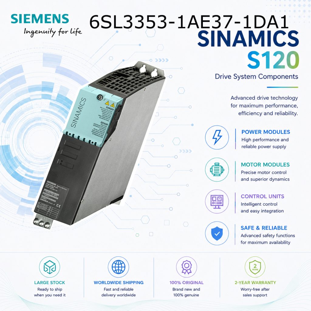 Siemens 6SL3353-1AE37-1DA1 SINAMICS Industrial ...