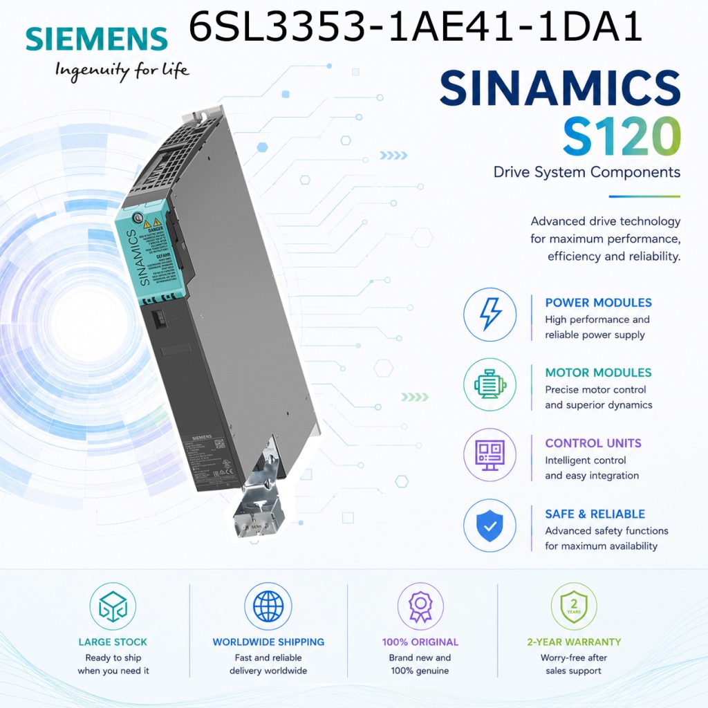 Siemens 6SL3353-1AE41-1DA1 SINAMICS Industrial ...