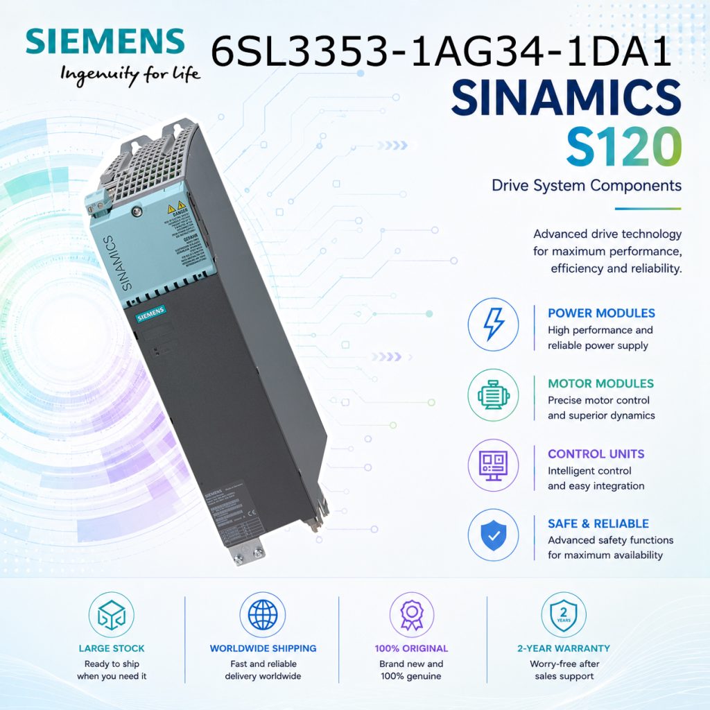 Siemens 6SL3353-1AG34-1DA1 SINAMICS Industrial ...